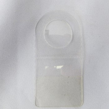 PET Hang Tab Round Hole 0.25mm - ADHESIVE TABS