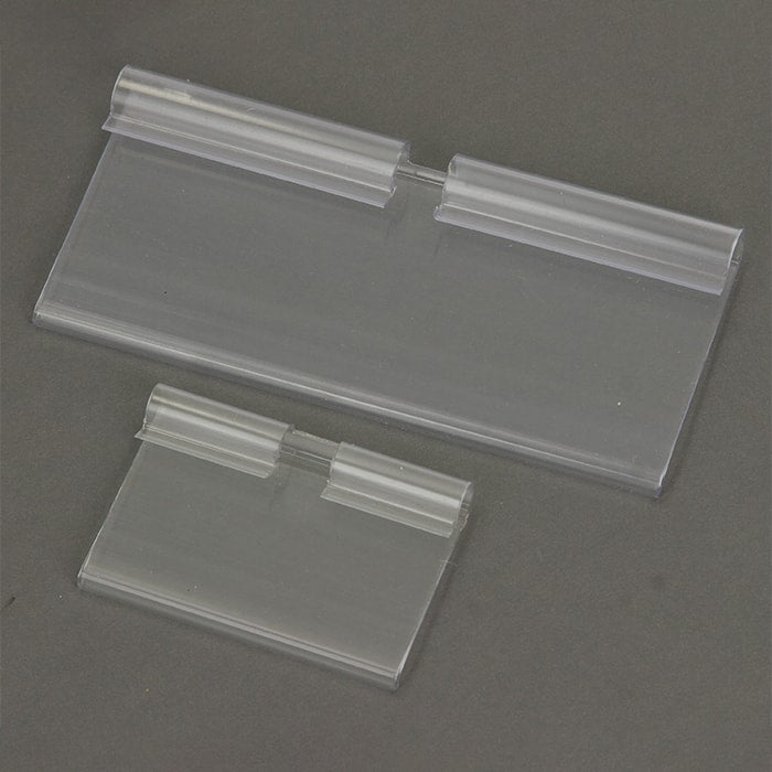 Transparent Flip up label holder