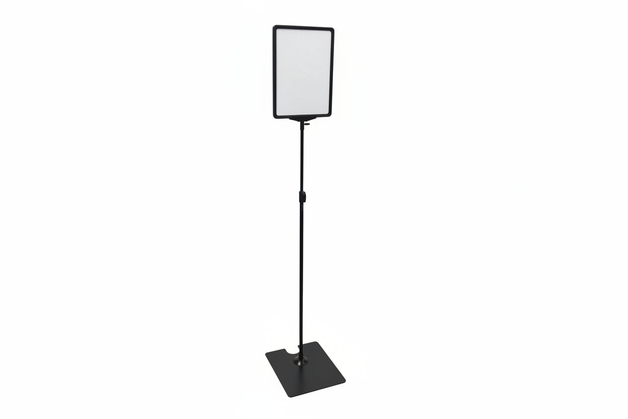 Black Lollipop 1500mm (Frame, Base & Pole)